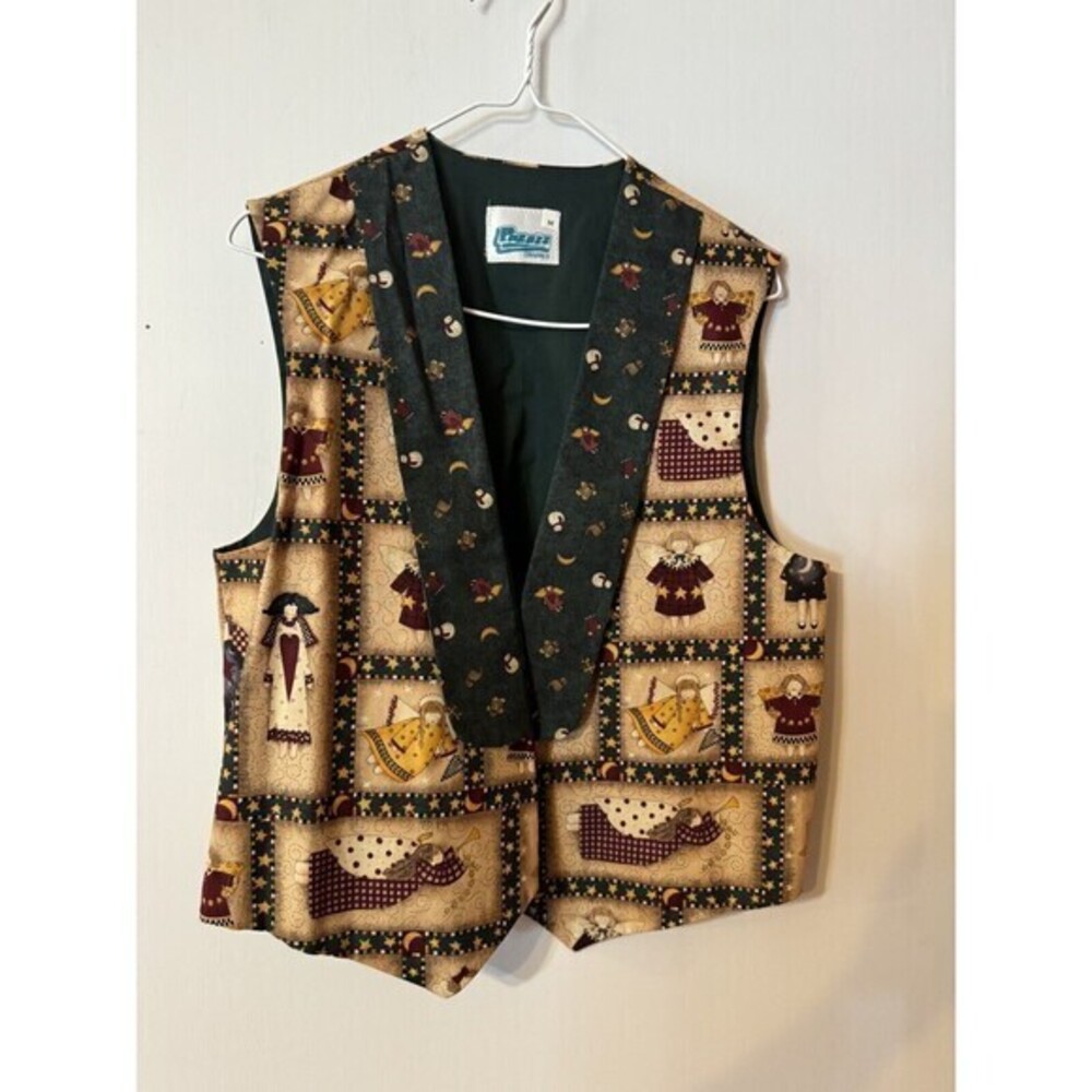 Christmas Holiday Vest Pazazz Originals Women’s Medium Ugly Sweater Party